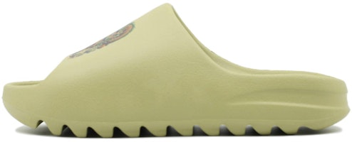 【客製球鞋】adidas originals Yeezy Slide CNY龍年限定 球場藝術家 青龍 舒適百搭 靜音防滑人字拖鞋 男女通款 綠色 Order 【客製球鞋】adidas originals Yeezy Slide CNY龍年限定 球場藝術家 青龍 舒適百搭 靜音防滑人字拖鞋 男女通款 綠色