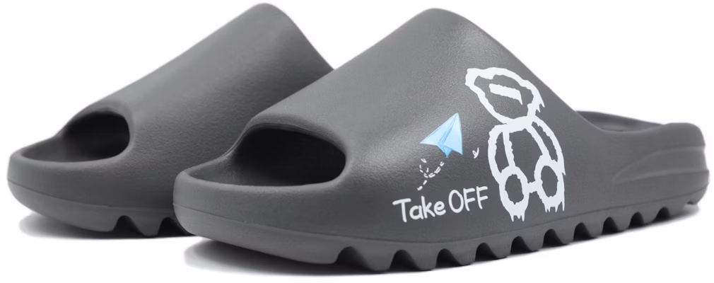 아디다스 오리지널스 이지 슬라이드 '딥 그레이 카툰 아티스트' ID4132(Team205-起飞熊) Shop 아디다스 오리지널스 이지 슬라이드 '딥 그레이 카툰 아티스트' ID4132(Team205-起飞熊)