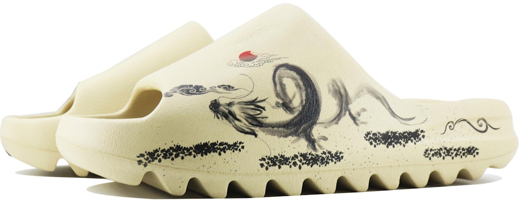 아디다스 오리지널스 이지 슬라이드 '용의 해 잉크워시' FZ5897(Team168-小龙人) Shop 아디다스 오리지널스 이지 슬라이드 '용의 해 잉크워시' FZ5897(Team168-小龙人)