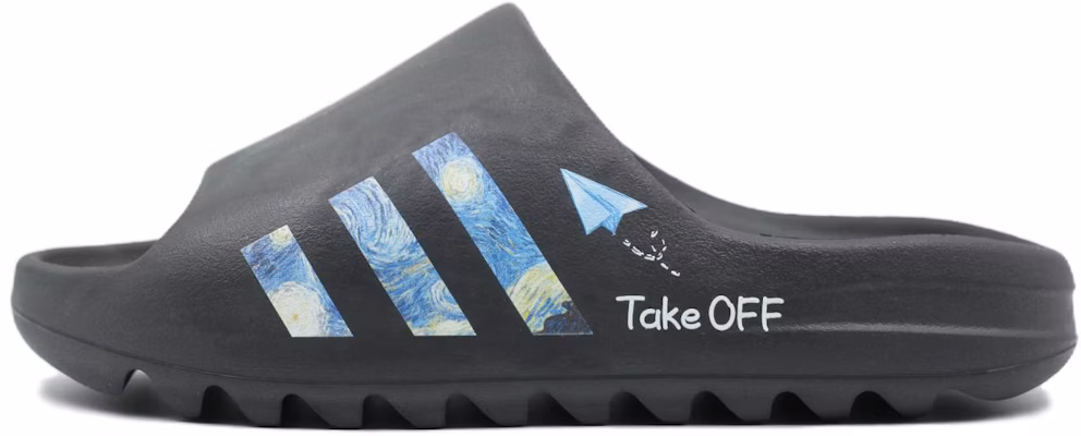 반 고흐 커스텀 아디다스 오리지널 이지 슬라이드 '별이 빛나는 밤' 블랙 ID4132(Team205-星空幻想) Buy 반 고흐 커스텀 아디다스 오리지널 이지 슬라이드 '별이 빛나는 밤' 블랙 ID4132(Team205-星空幻想)