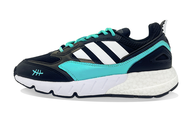 [Custom Shoes] adidas Originals ZX 1K Boost 2.0 'Black-Green'