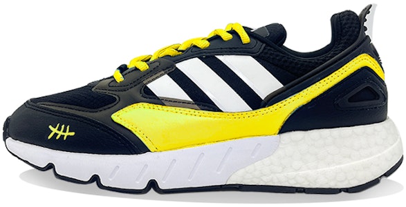 アディダス オリジナル ZX 1K ブースト 2.0 'ブラック イエロー' カスタムシューズ GZ3551(Team275-zk黄) Order アディダス オリジナル ZX 1K ブースト 2.0 'ブラック イエロー' カスタムシューズ GZ3551(Team275-zk黄)