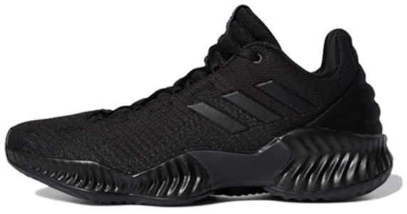 【客製球鞋】adidas Pro Bounce 2018 極光 BBL 黑武士 減震防滑 低筒 籃球鞋 男款 黑藍 Cheap 【客製球鞋】adidas Pro Bounce 2018 極光 BBL 黑武士 減震防滑 低筒 籃球鞋 男款 黑藍