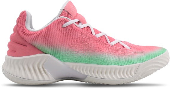【度身訂製球鞋】 adidas Pro Bounce 2018 多巴胺 漸變 對比色 塗鴉 減震防滑耐磨 低筒 籃球鞋 男款 粉綠色 Lookbook 【度身訂製球鞋】 adidas Pro Bounce 2018 多巴胺 漸變 對比色 塗鴉 減震防滑耐磨 低筒 籃球鞋 男款 粉綠色