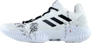 Order 【訂製籃球鞋】adidas Pro Bounce 2018 機械魔靈 竹林聽風 禮盒 輕便實戰 中華風 防震抗滑 低筒 籃球鞋 男款 黑白