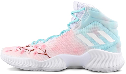 【定制球鞋】【現貨】 adidas Pro Bounce 2018 泼墨 噴繪 侵染 中國風 國潮 櫻花 梅花 侵染 中幫 實戰籃球鞋 男款 粉藍漸變 Buy 【定制球鞋】【現貨】 adidas Pro Bounce 2018 泼墨 噴繪 侵染 中國風 國潮 櫻花 梅花 侵染 中幫 實戰籃球鞋 男款 粉藍漸變