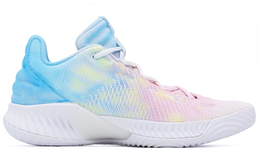 【訂製球鞋】 adidas Pro Bounce 2018 Low 櫻花 扎染 漸變 國潮 潑墨 高筒 籃球鞋 男款 白粉藍 Order 【訂製球鞋】 adidas Pro Bounce 2018 Low 櫻花 扎染 漸變 國潮 潑墨 高筒 籃球鞋 男款 白粉藍