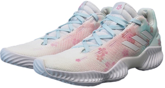 【定制球鞋】adidas Pro Bounce 2018 低筒 樱花渐变 小清新 棉花糖 简约 猛男粉 減震防滑 实战篮球鞋 男款 蓝白粉 Lookbook 【定制球鞋】adidas Pro Bounce 2018 低筒 樱花渐变 小清新 棉花糖 简约 猛男粉 減震防滑 实战篮球鞋 男款 蓝白粉