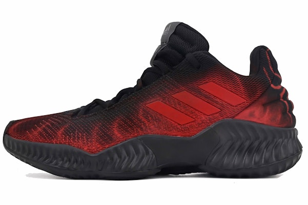【訂製球鞋】adidas Pro Bounce 2018 Low 火蜘蛛 漸變 噴繪 舒適 百搭 休閒 減震防滑 低筒 籃球鞋 男款 黑紅 Order 【訂製球鞋】adidas Pro Bounce 2018 Low 火蜘蛛 漸變 噴繪 舒適 百搭 休閒 減震防滑 低筒 籃球鞋 男款 黑紅