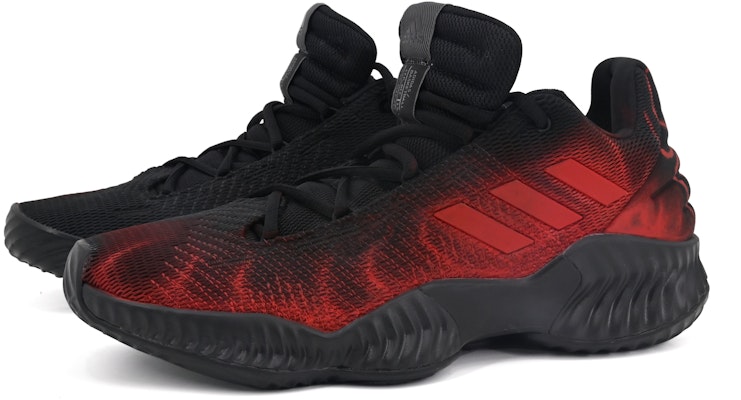 【訂製球鞋】adidas Pro Bounce 2018 Low 火蜘蛛 漸變 噴繪 舒適 百搭 休閒 減震防滑 低筒 籃球鞋 男款 黑紅 Shop 【訂製球鞋】adidas Pro Bounce 2018 Low 火蜘蛛 漸變 噴繪 舒適 百搭 休閒 減震防滑 低筒 籃球鞋 男款 黑紅