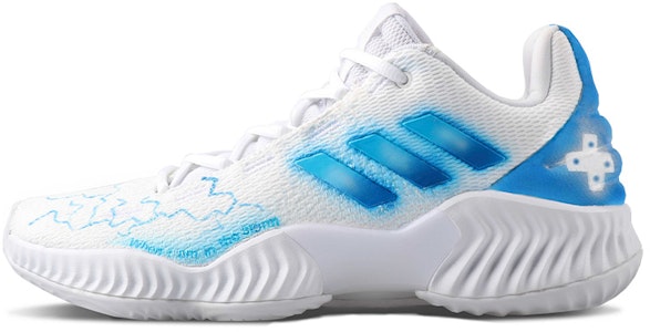 【訂製球鞋】adidas Pro Bounce 2018 Low 漸變 閃電 夢幻極光 星際星河 閃電暴風雨 噴繪 侵染 低幫 實戰籃球鞋 男款 白藍漸變 Buy 【訂製球鞋】adidas Pro Bounce 2018 Low 漸變 閃電 夢幻極光 星際星河 閃電暴風雨 噴繪 侵染 低幫 實戰籃球鞋 男款 白藍漸變