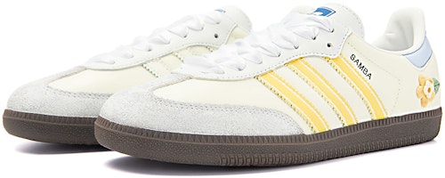 【訂製球鞋】 adidas originals Samba系列 暖意 琥珀 織物合成皮 春夏 清新 休閒 百搭 防滑耐磨輕便 低筒 板鞋 男女同款 黃色 Shop 【訂製球鞋】 adidas originals Samba系列 暖意 琥珀 織物合成皮 春夏 清新 休閒 百搭 防滑耐磨輕便 低筒 板鞋 男女同款 黃色