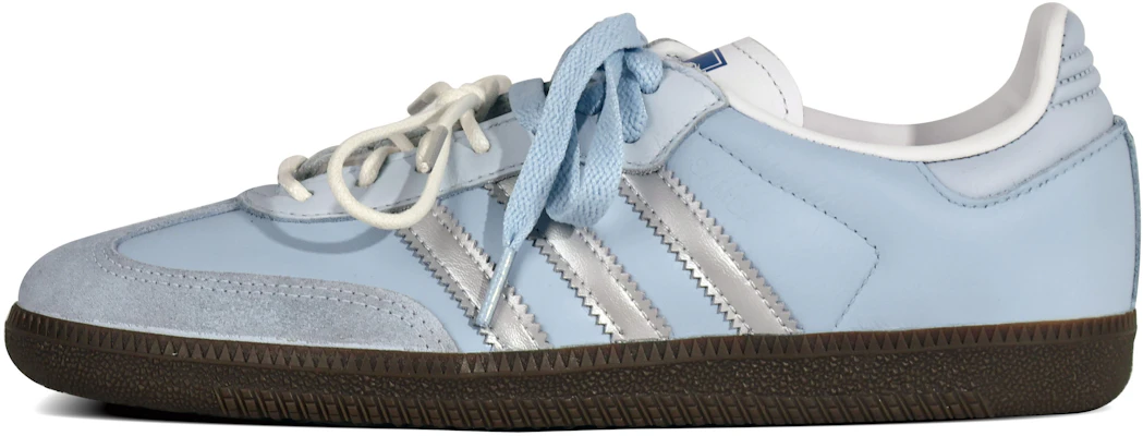 【訂製球鞋】 adidas Samba 復古 小眾 芭蕾風 德訓 高雅 低筒 板鞋 男女款 浅藍色 Buy 【訂製球鞋】 adidas Samba 復古 小眾 芭蕾風 德訓 高雅 低筒 板鞋 男女款 浅藍色