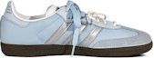 Lookbook 【訂製球鞋】 adidas Samba 復古 小眾 芭蕾風 德訓 高雅 低筒 板鞋 男女款 浅藍色