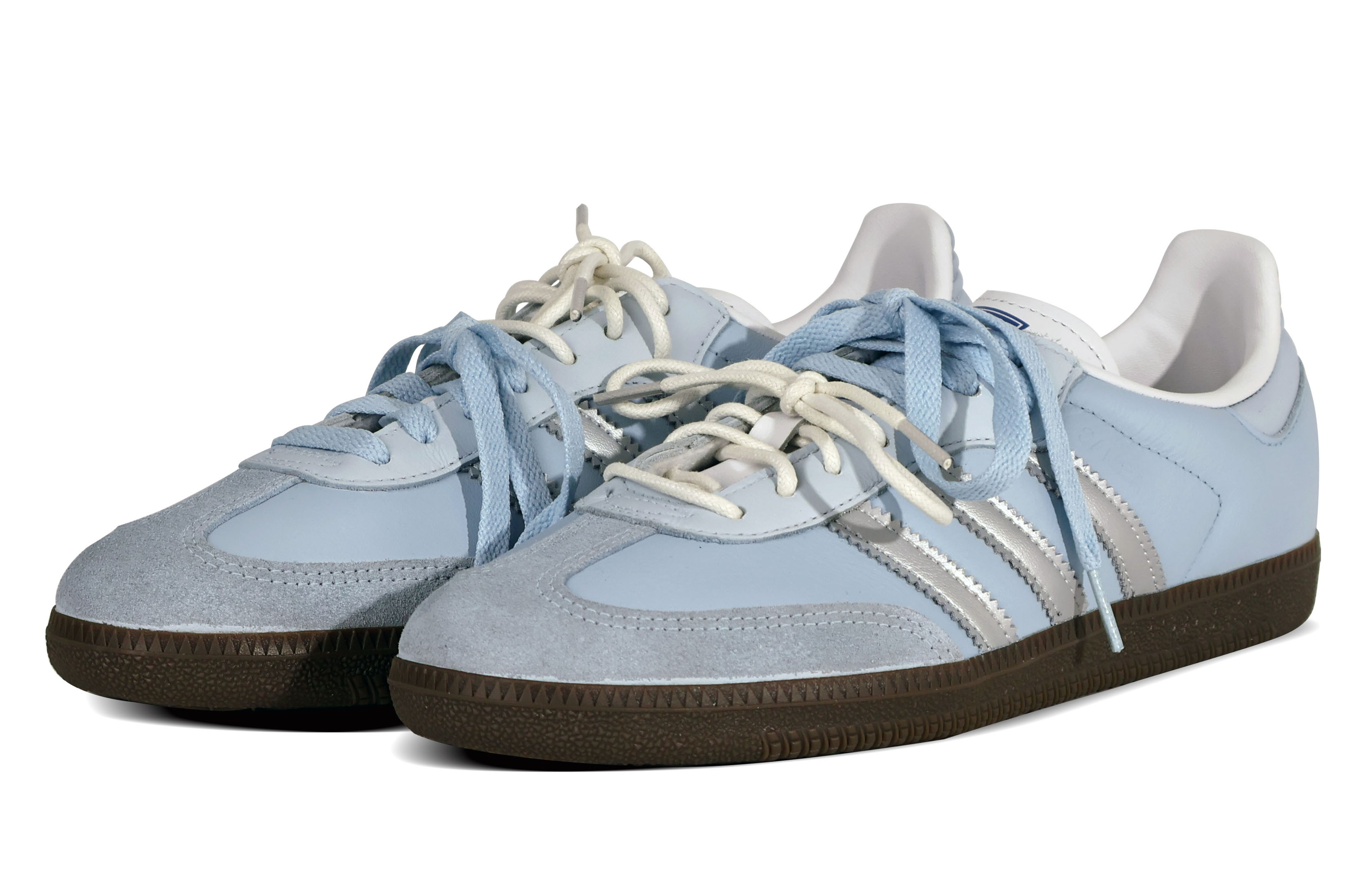 Shop [定制鞋] adidas Samba '芭蕾浅蓝' B75806(team311-浅蓝芭蕾)