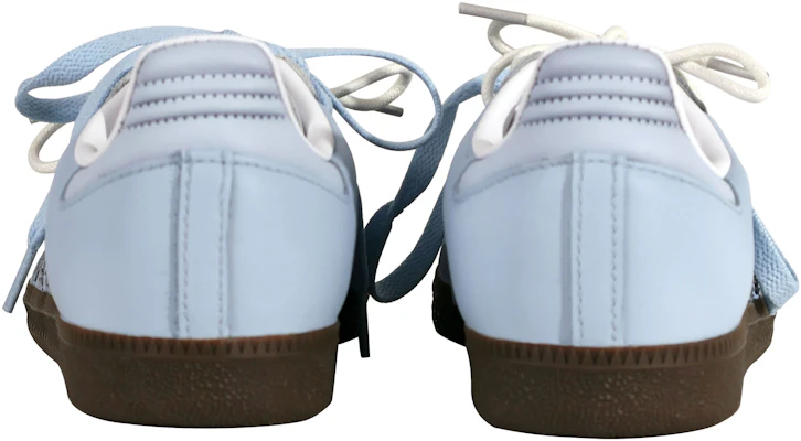 【訂製球鞋】 adidas Samba 復古 小眾 芭蕾風 德訓 高雅 低筒 板鞋 男女款 浅藍色 Purchase 【訂製球鞋】 adidas Samba 復古 小眾 芭蕾風 德訓 高雅 低筒 板鞋 男女款 浅藍色