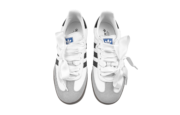 [Custom Shoes] adidas Samba 'Ballet Rabbit Black White Pink' 圖 5