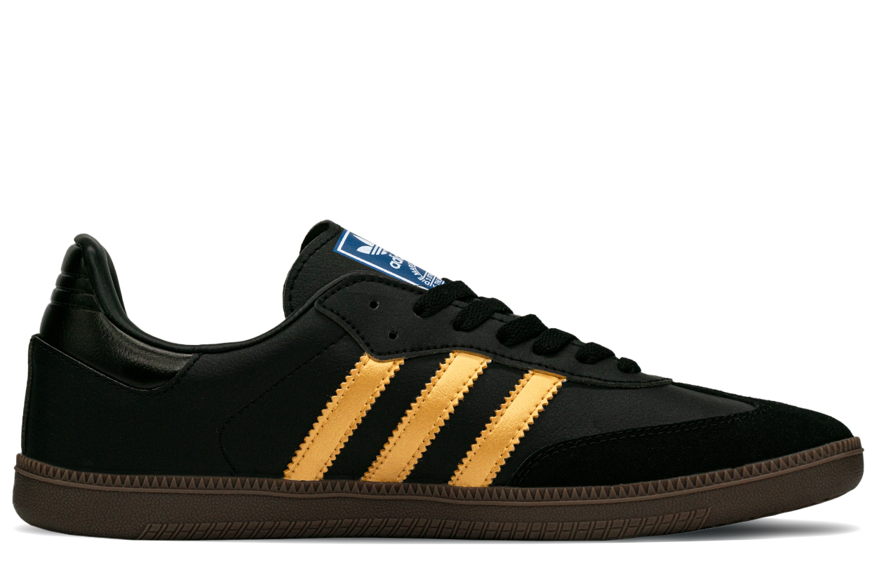 Lookbook [Kasot Adat] adidas Samba 'Kotak Hadiah Percikan Emas Hitam' B75807(TeamA-财源滚滚S-BOX)