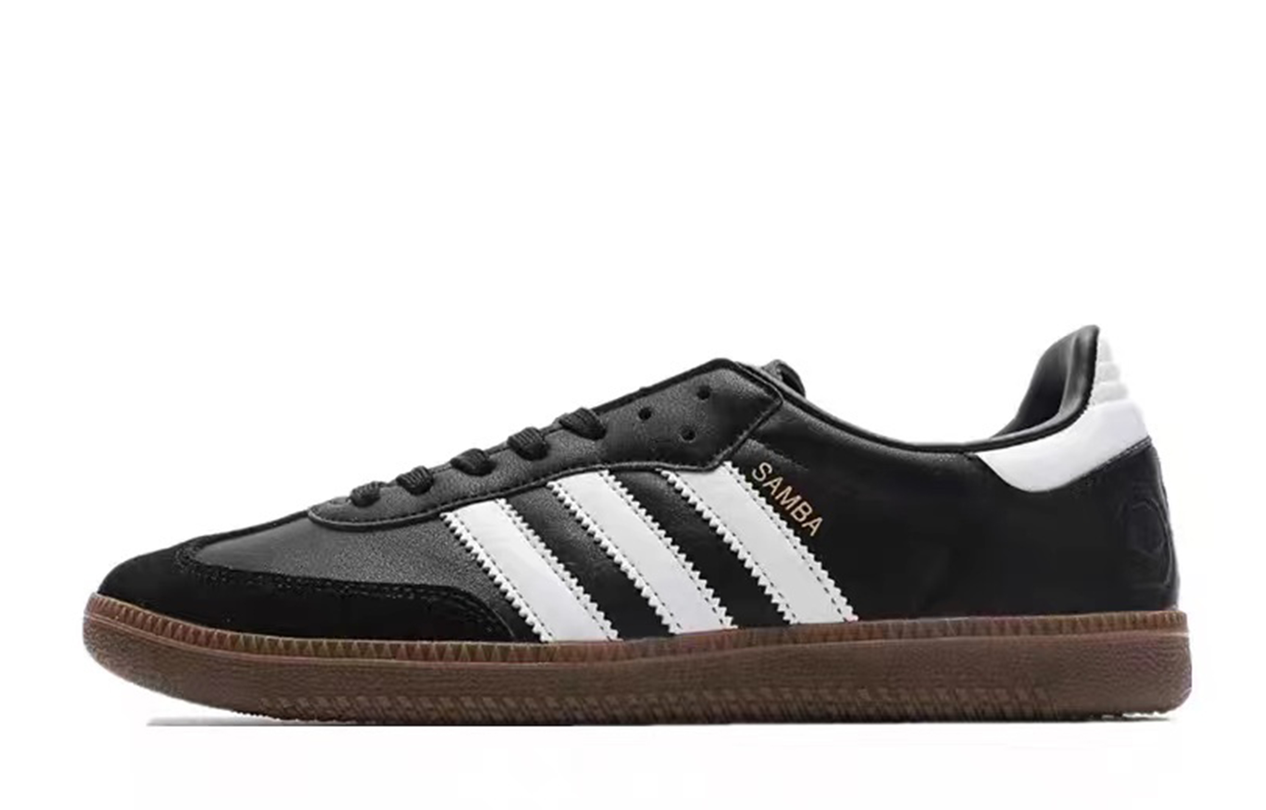 Sizing [Kasot Adat] adidas Samba 'Kotak Hadiah Percikan Emas Hitam' B75807(TeamA-财源滚滚S-BOX)