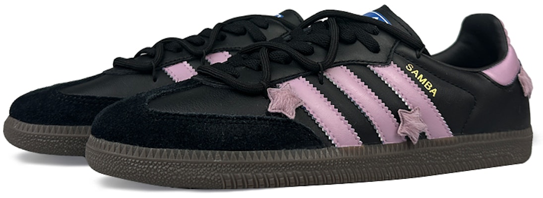 아디다스 삼바 '블랙 퍼플 스타리' 커스텀 슈즈 B75807(Team40-植绒星星海紫S-BOX) Shop 아디다스 삼바 '블랙 퍼플 스타리' 커스텀 슈즈 B75807(Team40-植绒星星海紫S-BOX)