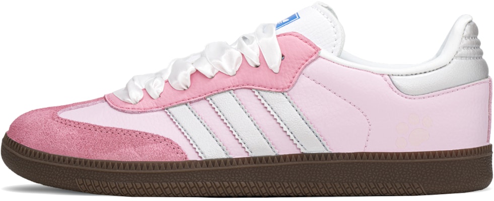 【客製化球鞋】 adidas originals Samba 編織布料 FZBB 清新主題 可愛 貓咪 甜點 配搭 低筒 拖鞋 男女皆宜 粉紅白色 Order 【客製化球鞋】 adidas originals Samba 編織布料 FZBB 清新主題 可愛 貓咪 甜點 配搭 低筒 拖鞋 男女皆宜 粉紅白色