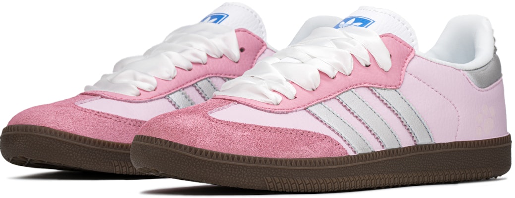 【客製化球鞋】 adidas originals Samba 編織布料 FZBB 清新主題 可愛 貓咪 甜點 配搭 低筒 拖鞋 男女皆宜 粉紅白色 Shop 【客製化球鞋】 adidas originals Samba 編織布料 FZBB 清新主題 可愛 貓咪 甜點 配搭 低筒 拖鞋 男女皆宜 粉紅白色