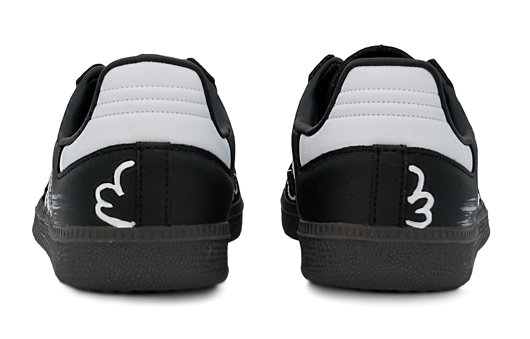 Purchase [Sepatu Custom] adidas Samba 'Koala Party Floral Graffiti Hitam' B75807（Team163-花朵涂鸦）