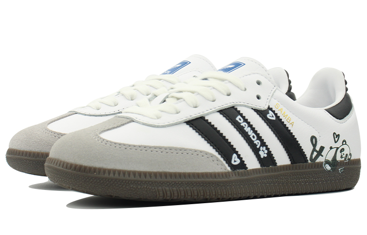 Lookbook 아디다스 삼바 '게으른 판다' (커스텀) B75806(TEAM10-慵懒大熊猫)