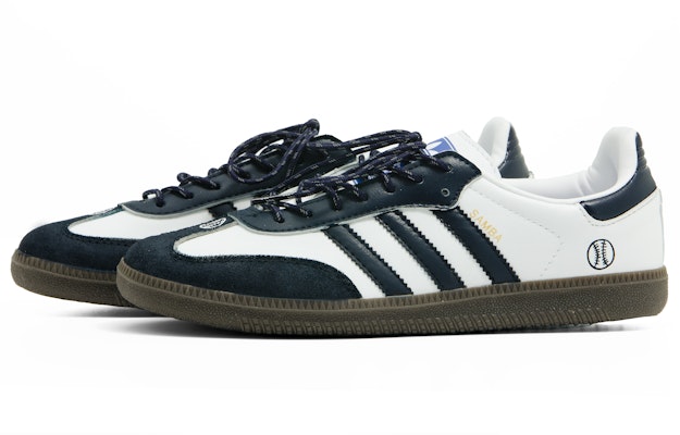 【訂製球鞋】adidas Samba 復古街頭藍 手提袋 簡潔 時尚 小眾 手繪 防滑耐磨 低筒 板鞋 男女同款 藏青白 Purchase 【訂製球鞋】adidas Samba 復古街頭藍 手提袋 簡潔 時尚 小眾 手繪 防滑耐磨 低筒 板鞋 男女同款 藏青白