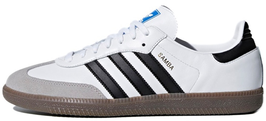 【訂製球鞋】adidas Samba 復古街頭藍 手提袋 簡潔 時尚 小眾 手繪 防滑耐磨 低筒 板鞋 男女同款 藏青白 1