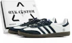 Buy 【客製化球鞋】adidas Samba 復古街頭藍 特製鞋盒 簡潔 時尚 小眾 手繪 防滑耐磨 低筒 板鞋 男女款 藏青白