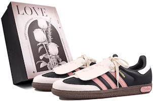 【定制鞋款】阿迪达斯桑巴 '霓虹甜心黑粉' B75807(Team27-男女同款霓虹甜心S-BOX) Buy 【定制鞋款】阿迪达斯桑巴 '霓虹甜心黑粉' B75807(Team27-男女同款霓虹甜心S-BOX)