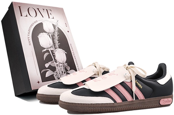 カスタム サンバ "ネオンスイートハート" (黒/ピンク) B75807(Team27-男女同款霓虹甜心S-BOX) Buy カスタム サンバ "ネオンスイートハート" (黒/ピンク) B75807(Team27-男女同款霓虹甜心S-BOX)