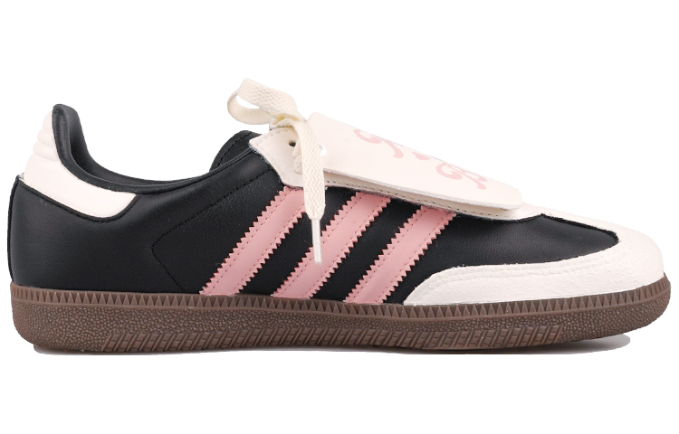 Lookbook [Sepatu Kustom] adidas Samba 'Neon Sweetheart Hitam Merah Muda' B75807(Team27-男女同款霓虹甜心S-BOX)