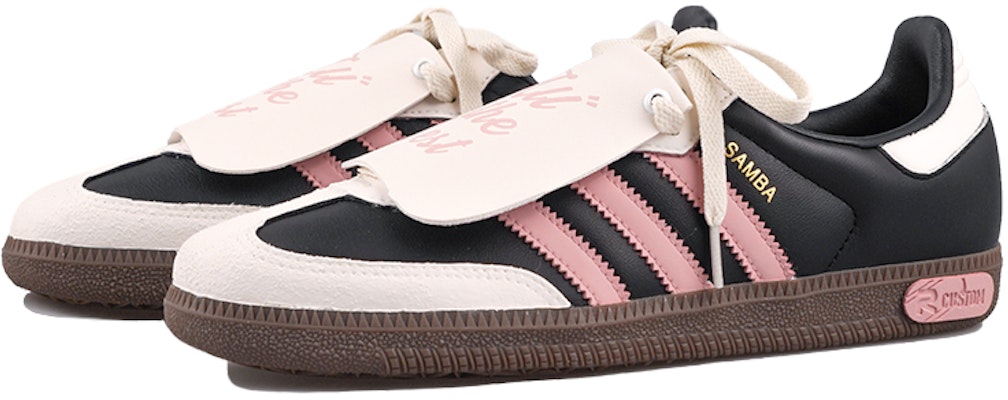 カスタム サンバ "ネオンスイートハート" (黒/ピンク) B75807(Team27-男女同款霓虹甜心S-BOX) Shop カスタム サンバ "ネオンスイートハート" (黒/ピンク) B75807(Team27-男女同款霓虹甜心S-BOX)