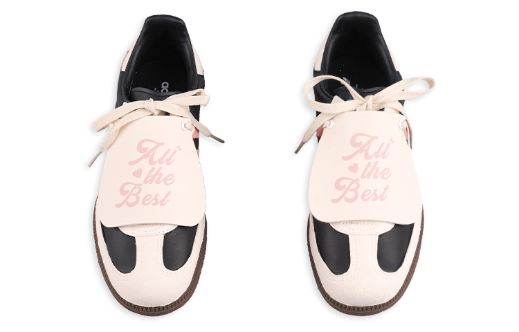 Purchase [Sepatu Kustom] adidas Samba 'Neon Sweetheart Hitam Merah Muda' B75807(Team27-男女同款霓虹甜心S-BOX)