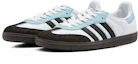 Shop 【訂製球鞋】adidas Samba 懷舊藍調 特殊鞋盒 流年感 小眾復古 潮流 防滑耐磨 低筒 球鞋 男女款式 黑白藍