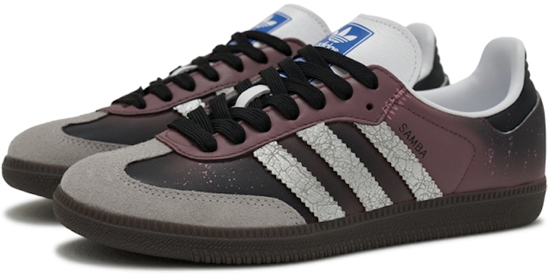 【訂製球鞋】adidas originals Samba 紫姬 千禧辣妹 柔軟鞋面 輕鬆腳感 防滑耐磨輕便 低筒 球鞋 男女同款 黑棕銀 Lookbook 【訂製球鞋】adidas originals Samba 紫姬 千禧辣妹 柔軟鞋面 輕鬆腳感 防滑耐磨輕便 低筒 球鞋 男女同款 黑棕銀