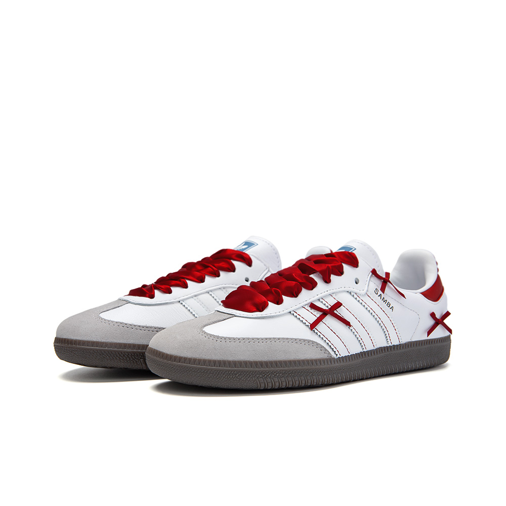 Shop [Kasut Custom] adidas Samba 'Merah Balet Amber' B75806(Team189-红色芭蕾)