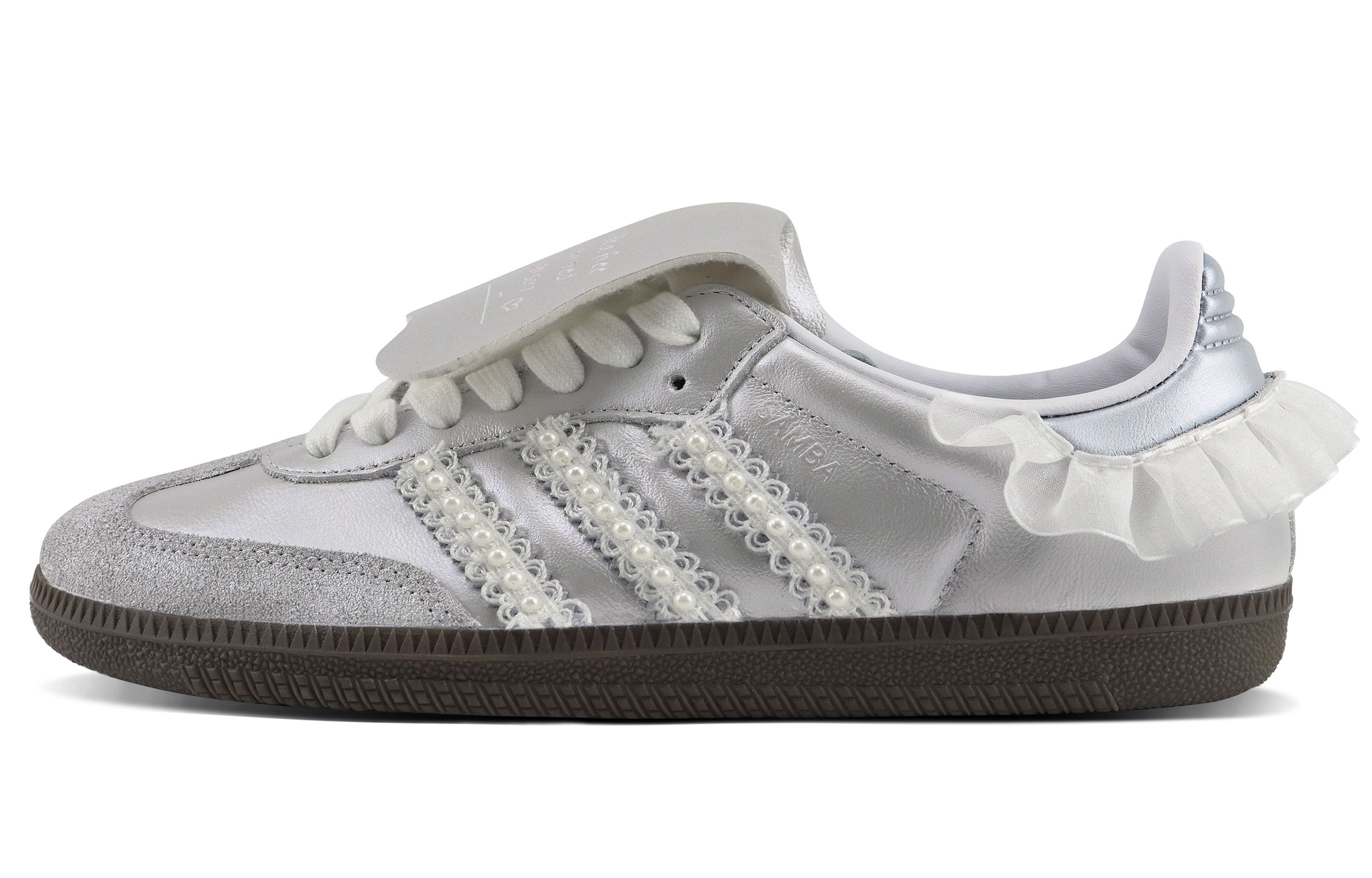 Buy [Zapatillas Personalizadas] adidas Samba 'Gris Plata Perla Ballet' B75806(Team119-芭蕾公主)