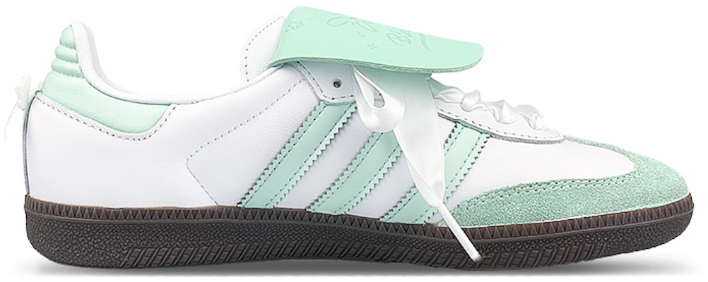 아디다스 삼바 '봄의 속삭임 - 민트그린' (커스텀 슈즈) B75806(Team116-绿花朵双鞋舌BOX) Lookbook 아디다스 삼바 '봄의 속삭임 - 민트그린' (커스텀 슈즈) B75806(Team116-绿花朵双鞋舌BOX)