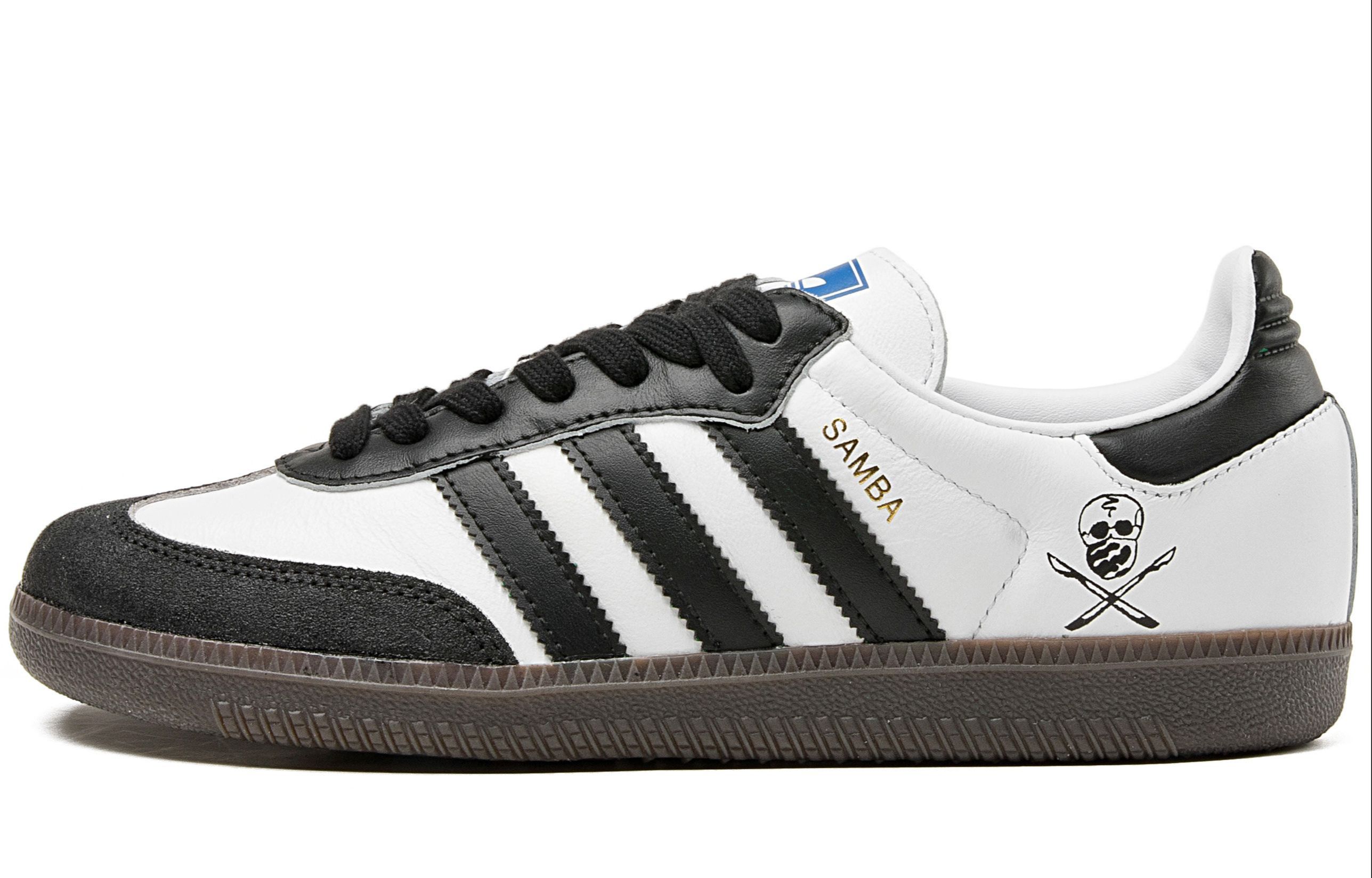 [Custom Shoes] adidas Samba 'White-Black'