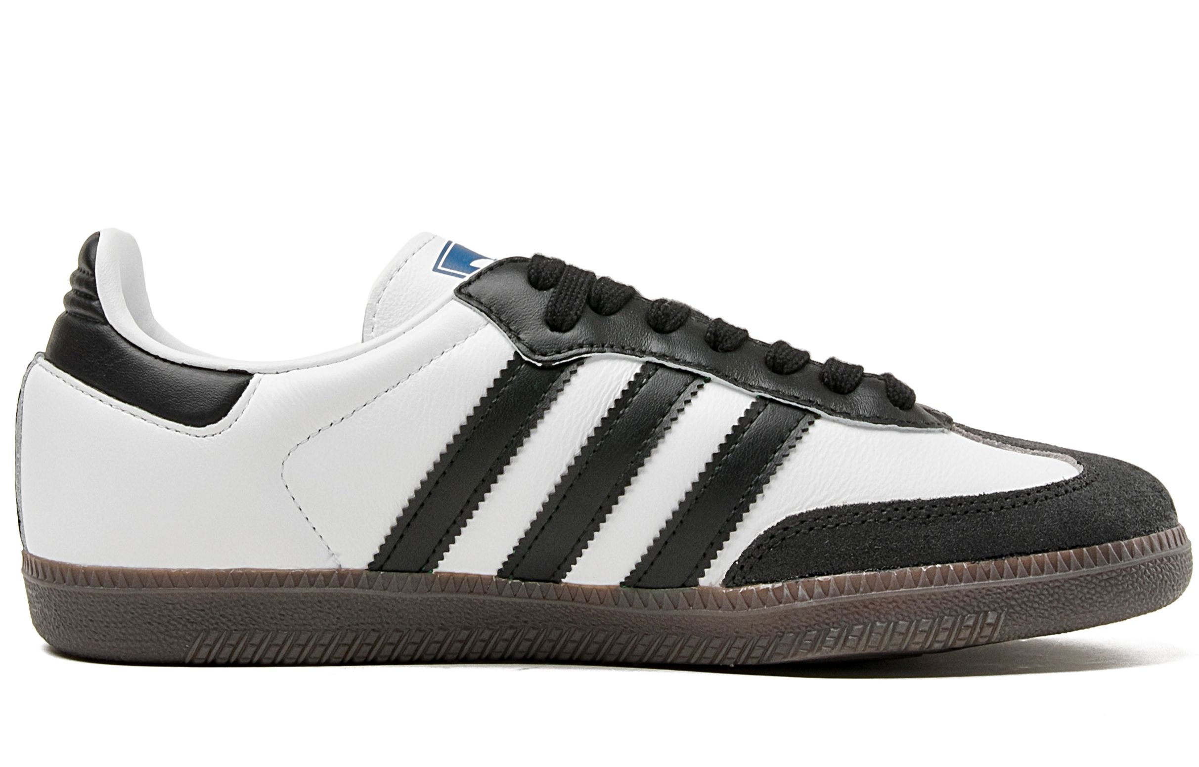 Lookbook 아디다스 삼바 '화이트-블랙' 커스텀 슈즈 B75806(TEAM55-海盗白黑)