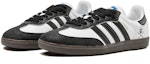 Shop 아디다스 삼바 '화이트-블랙' 커스텀 슈즈 B75806(TEAM55-海盗白黑)