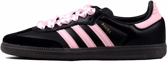 【訂製球鞋】 adidas originals Samba OG 甜酷Y2K 絲帶鞋帶 簡約時尚 防滑耐磨 低筒 健步鞋 男女款 黑粉 Buy 【訂製球鞋】 adidas originals Samba OG 甜酷Y2K 絲帶鞋帶 簡約時尚 防滑耐磨 低筒 健步鞋 男女款 黑粉