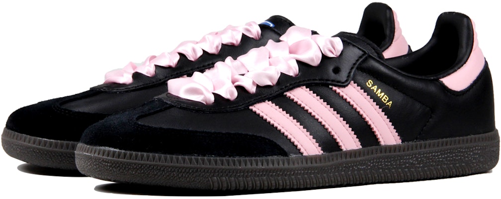 아디다스 삼바 OG '블랙핑크 Y2K 실크끈' B75807(TeamJ-甜酷黑粉) Lookbook 아디다스 삼바 OG '블랙핑크 Y2K 실크끈' B75807(TeamJ-甜酷黑粉)