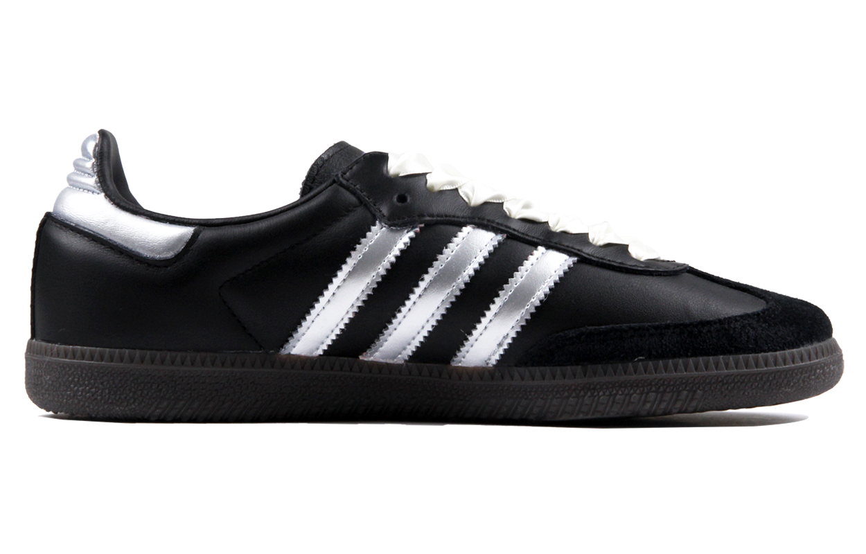 Order [Custom Shoes] adidas Samba OG 'Black Silver Silk Laces'