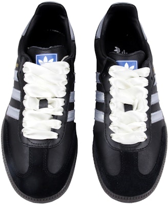 아디다스 삼바 OG '블랙 실버 실크 레이스' (커스텀) B75807(TeamJ-酷炫黑银) Shop 아디다스 삼바 OG '블랙 실버 실크 레이스' (커스텀) B75807(TeamJ-酷炫黑银)