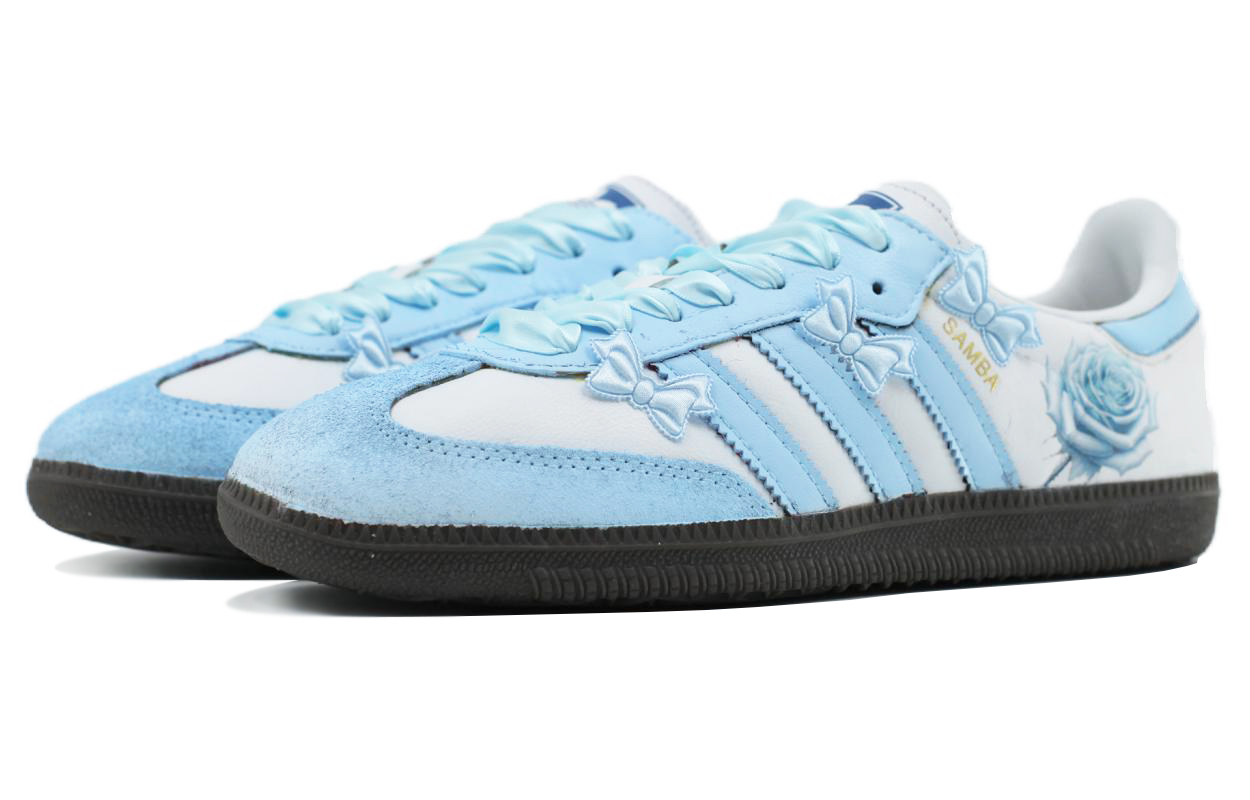 Shop [Zapatillas Personalizadas] adidas Samba OG 'Encantadora Azul' B75806（Team205-蓝色妖姬)