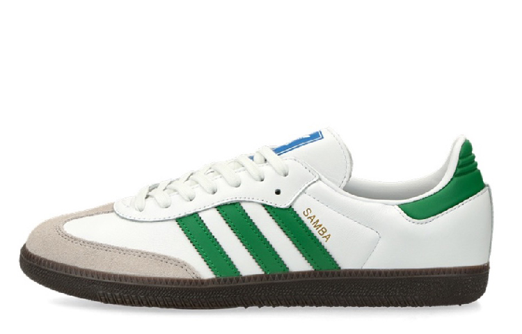 Cheap 【訂製球鞋】adidas originals Samba OG 球場精靈 文藝復古藝術 永恆 old school DH 防滑耐磨輕便 低筒 滑板鞋 男女同款 藍紅